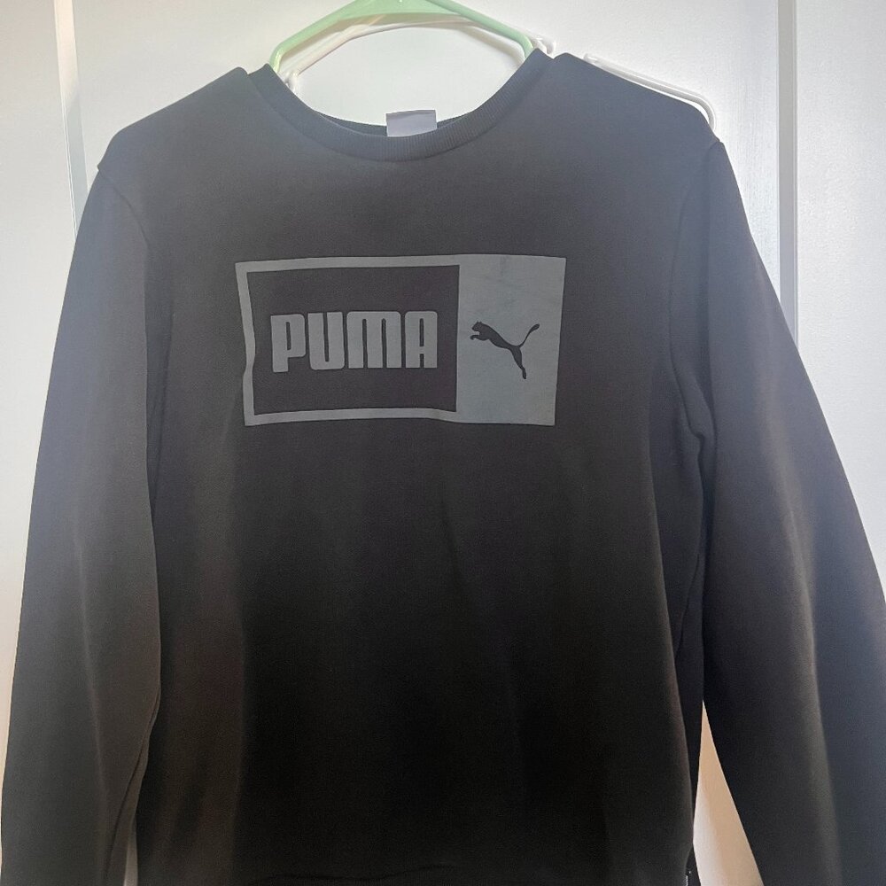 Puma Sweatshirt – Size Medium, Black